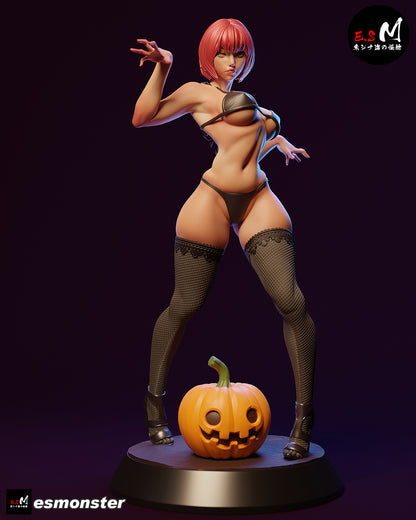 Lady Pumpkin Statue