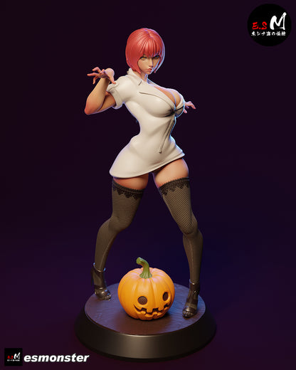 Lady Pumpkin Statue