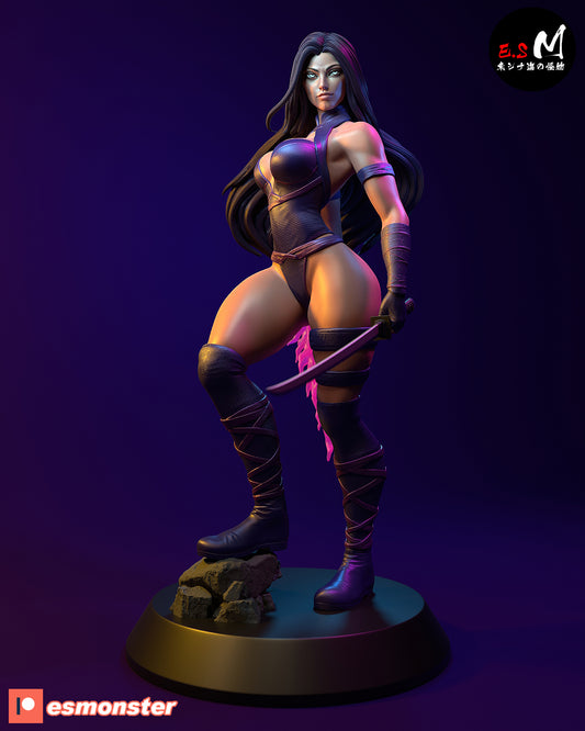 Psylocke Statue
