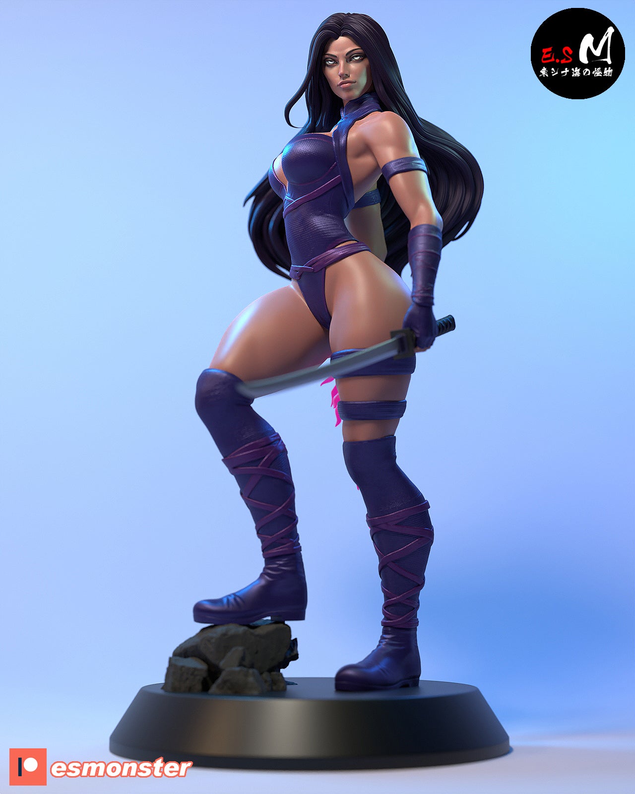 Psylocke Statue