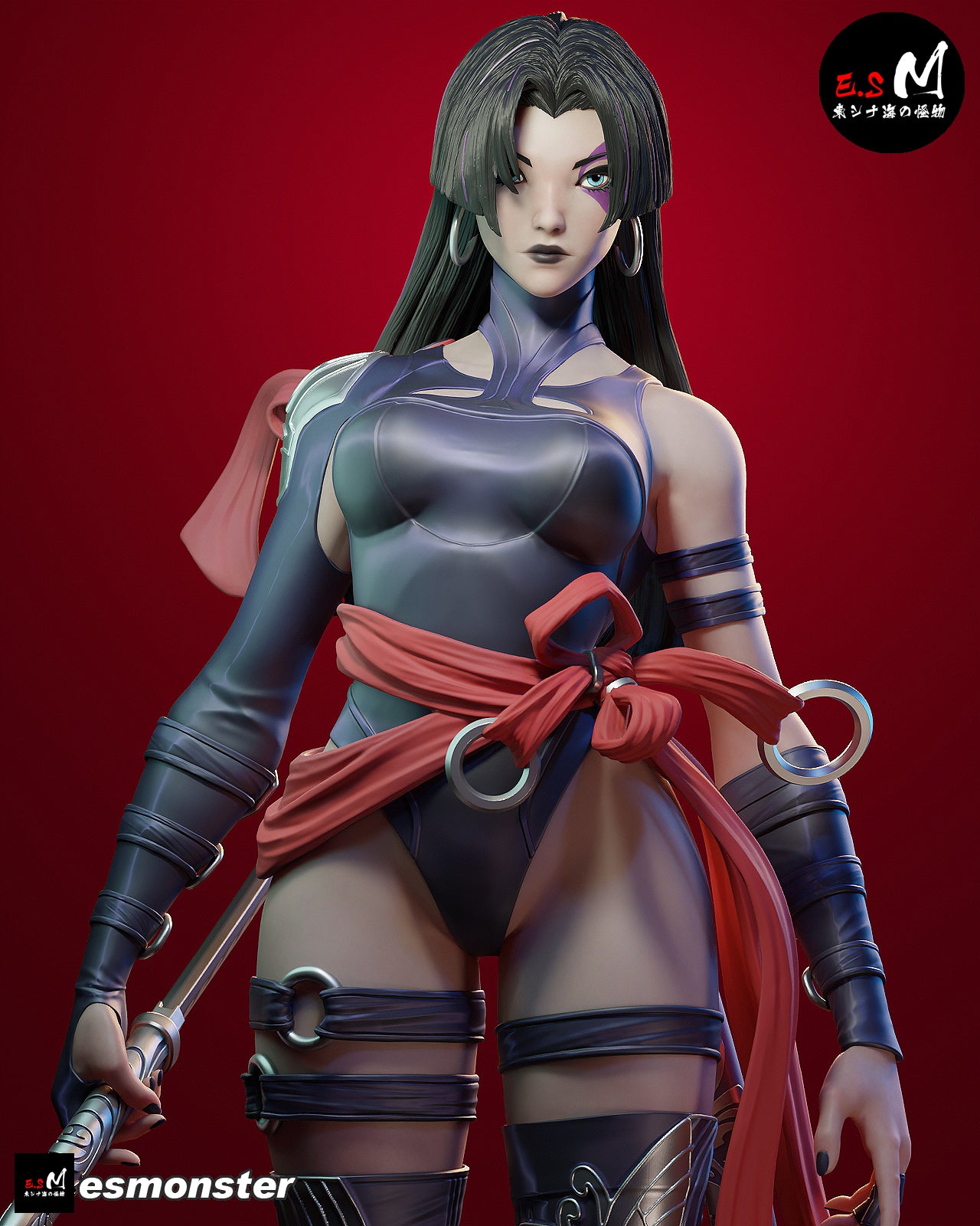 Psylocke V3 Statue