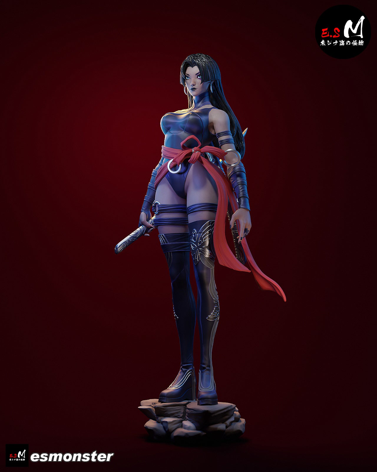Psylocke V3 Statue