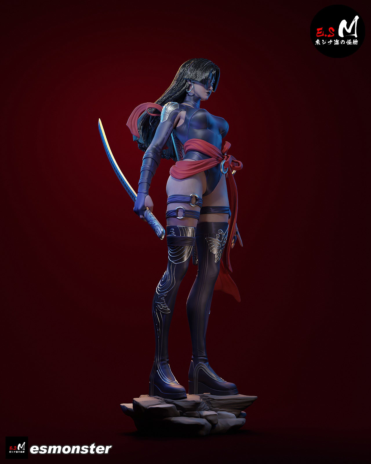 Psylocke V3 Statue