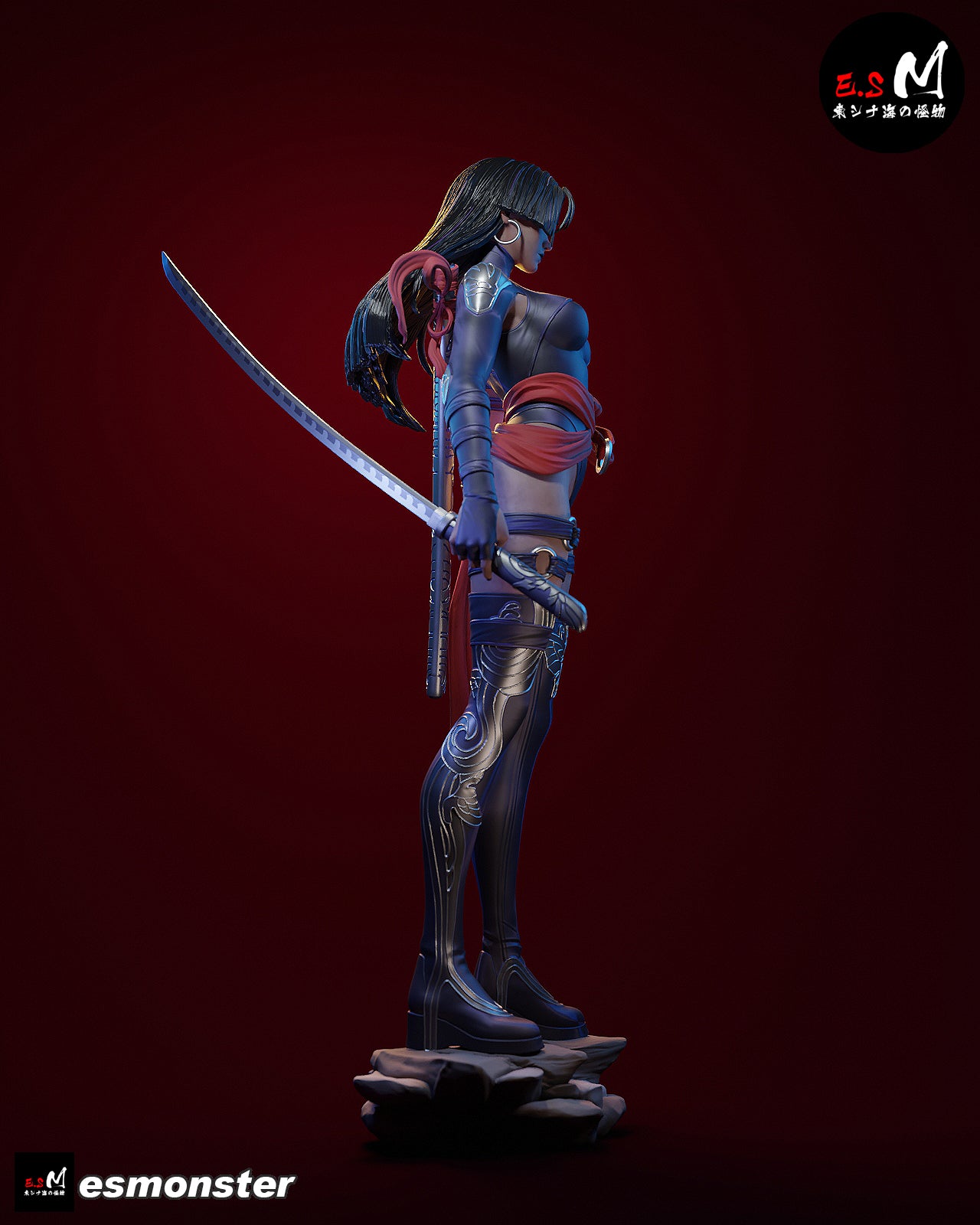 Psylocke V3 Statue