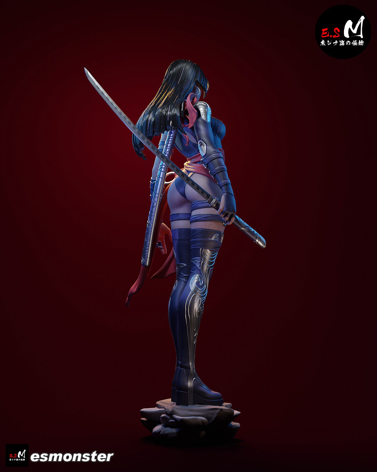 Psylocke V3 Statue