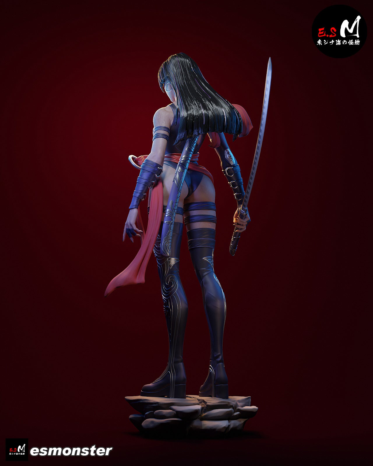 Psylocke V3 Statue