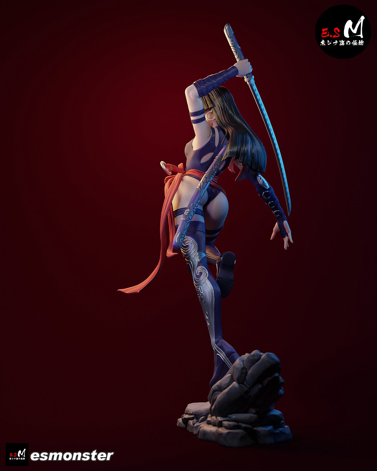 Psylocke V3 Statue