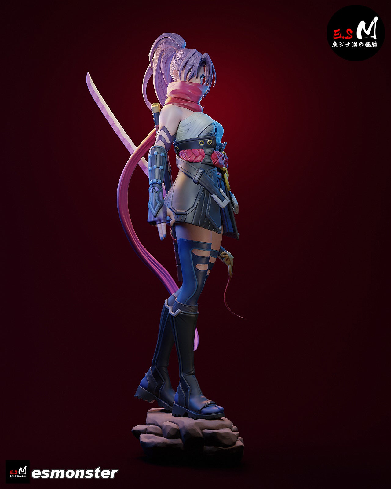 Psylocke Statue