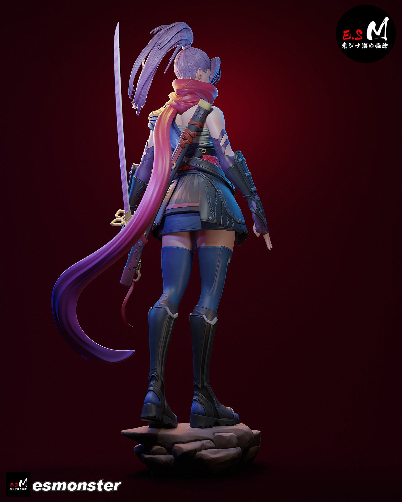 Psylocke Statue