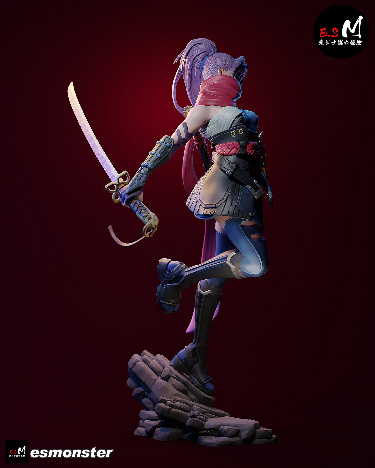 Psylocke Statue