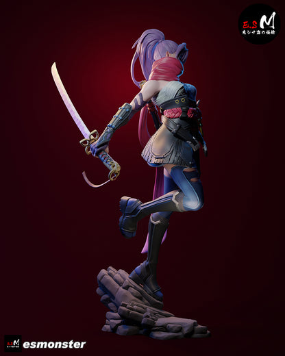 Psylocke Statue