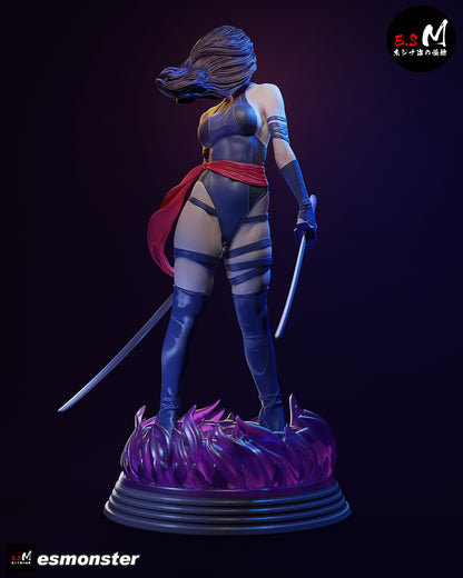 Psylocke V2 Statue