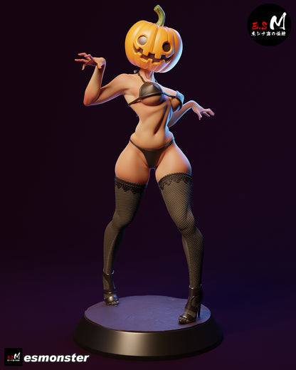 Lady Pumpkin Statue