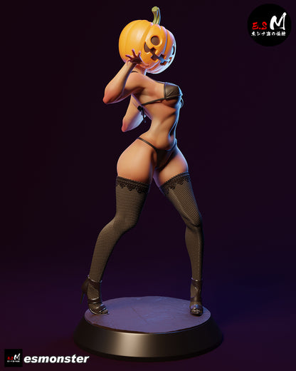 Lady Pumpkin Statue