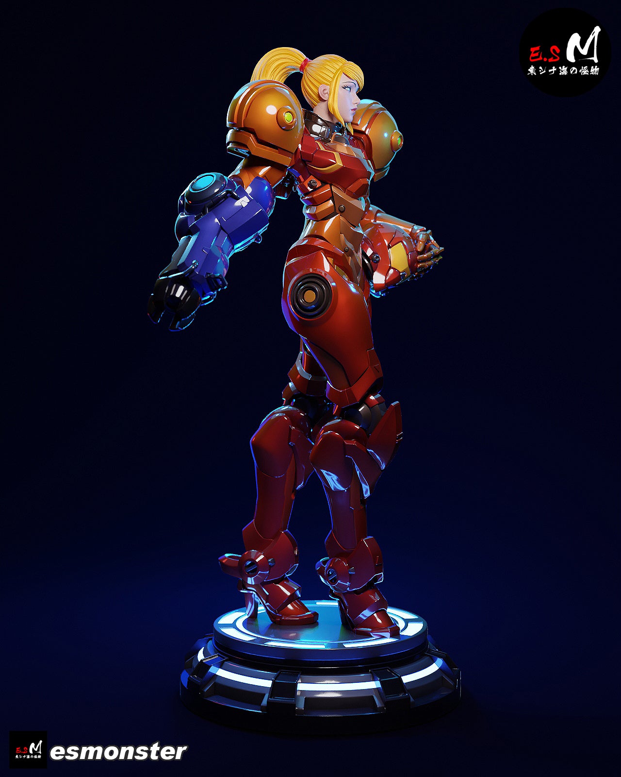 Samus Aran (Power Suit) Statue