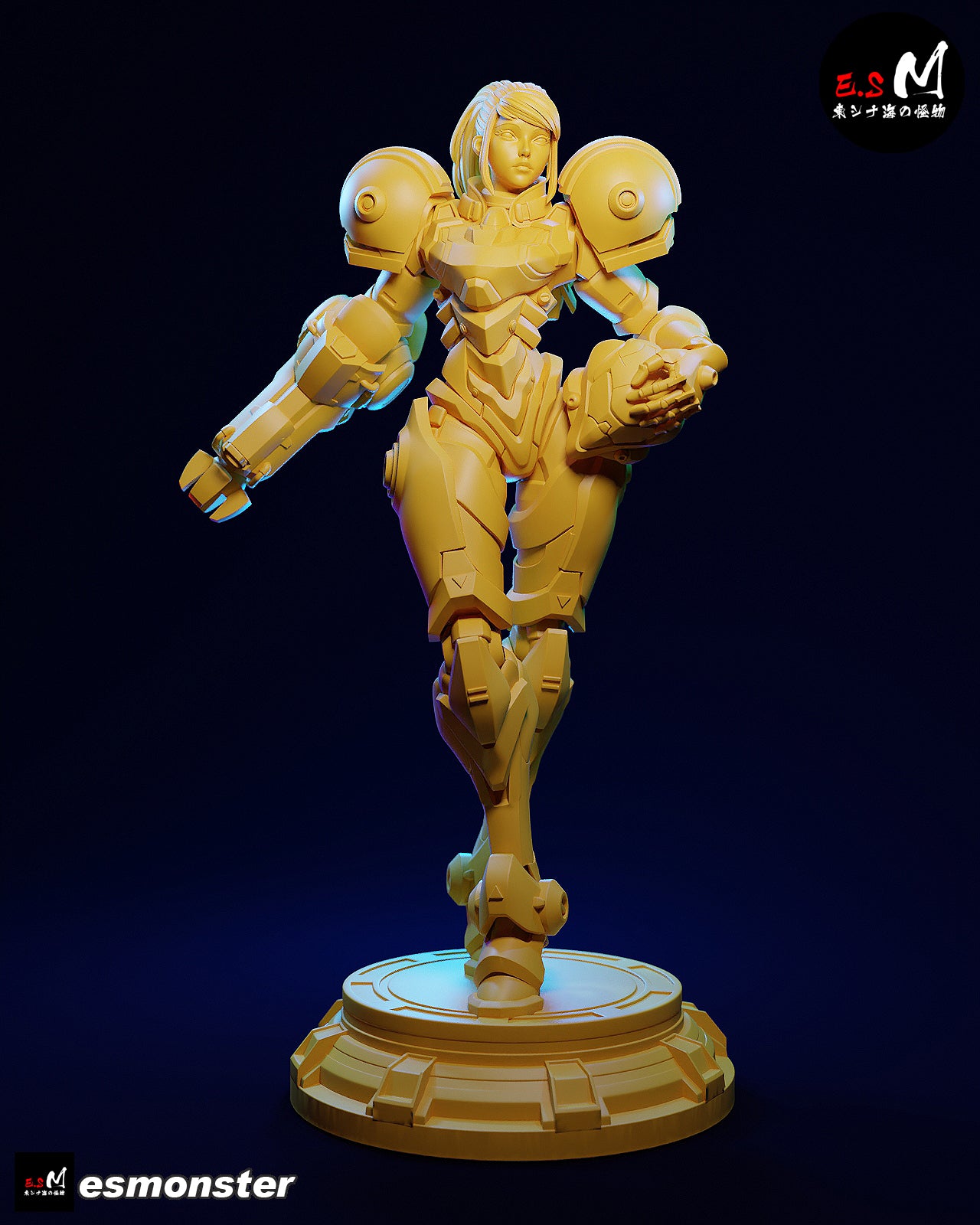Samus Aran (Power Suit) Statue
