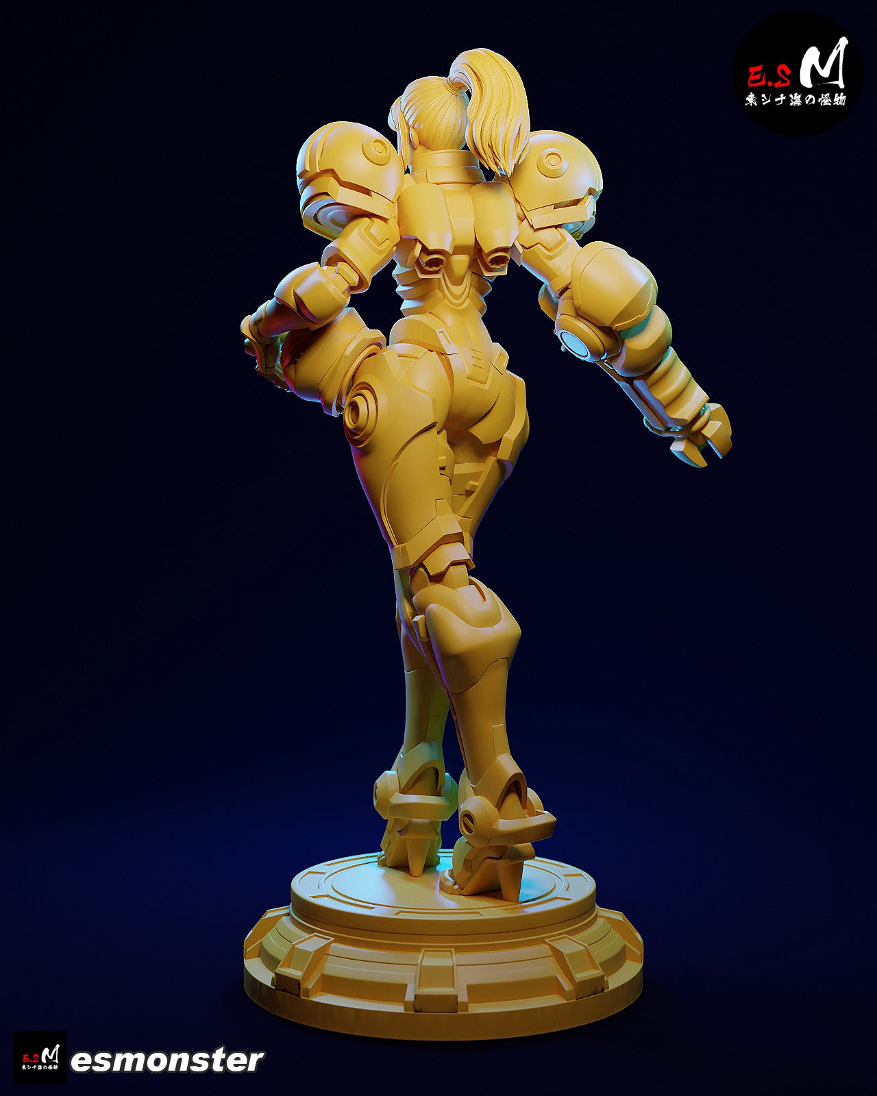 Samus Aran (Power Suit) Statue