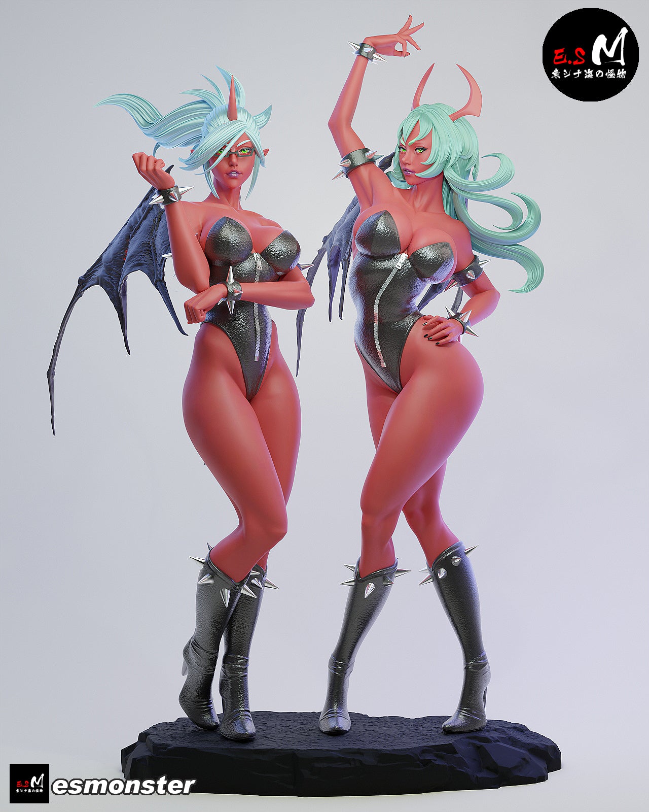 Scanty & Kneesocks Statue
