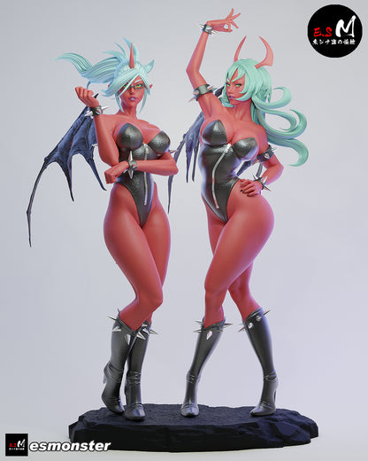Scanty & Kneesocks Statue