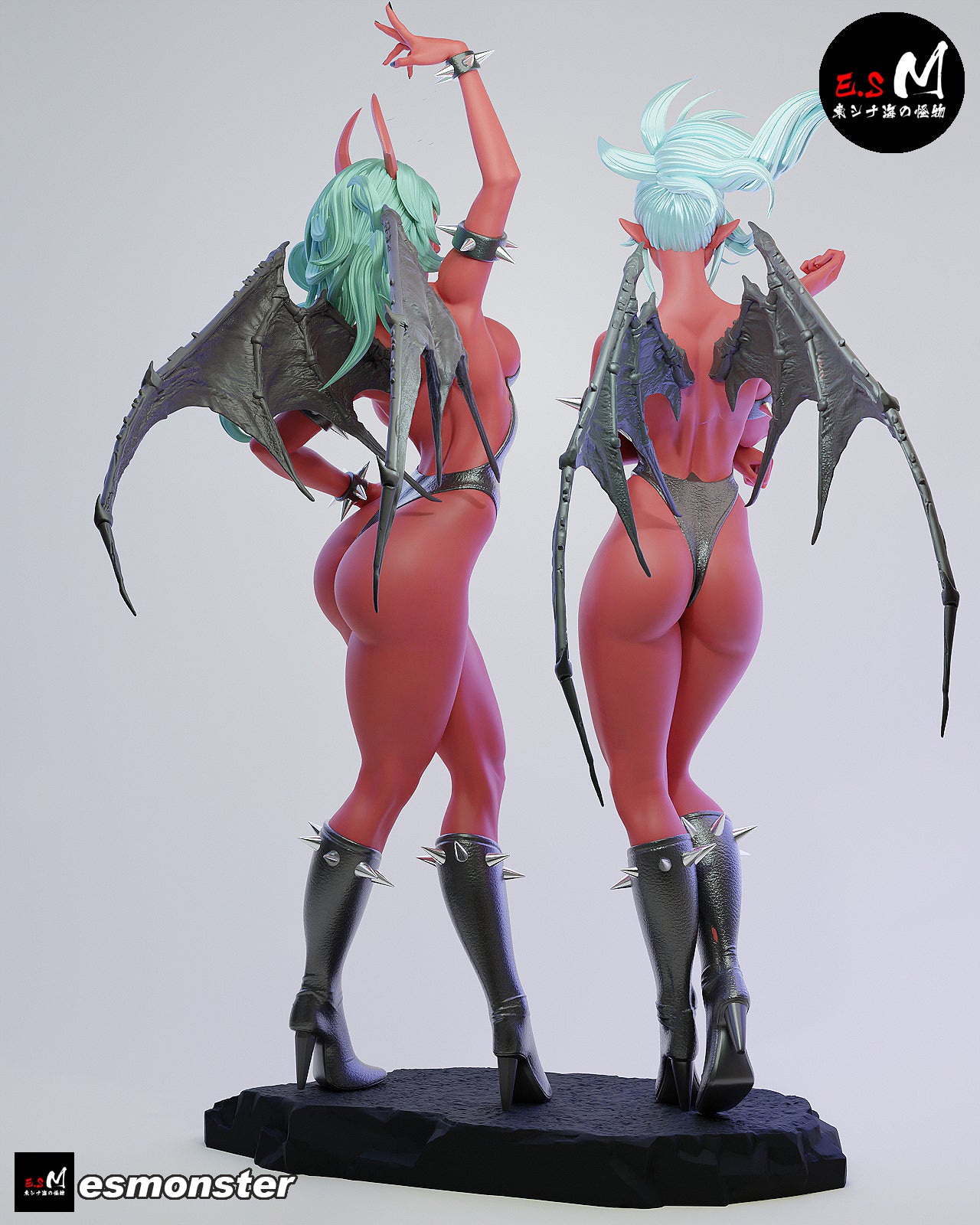 Scanty & Kneesocks Statue
