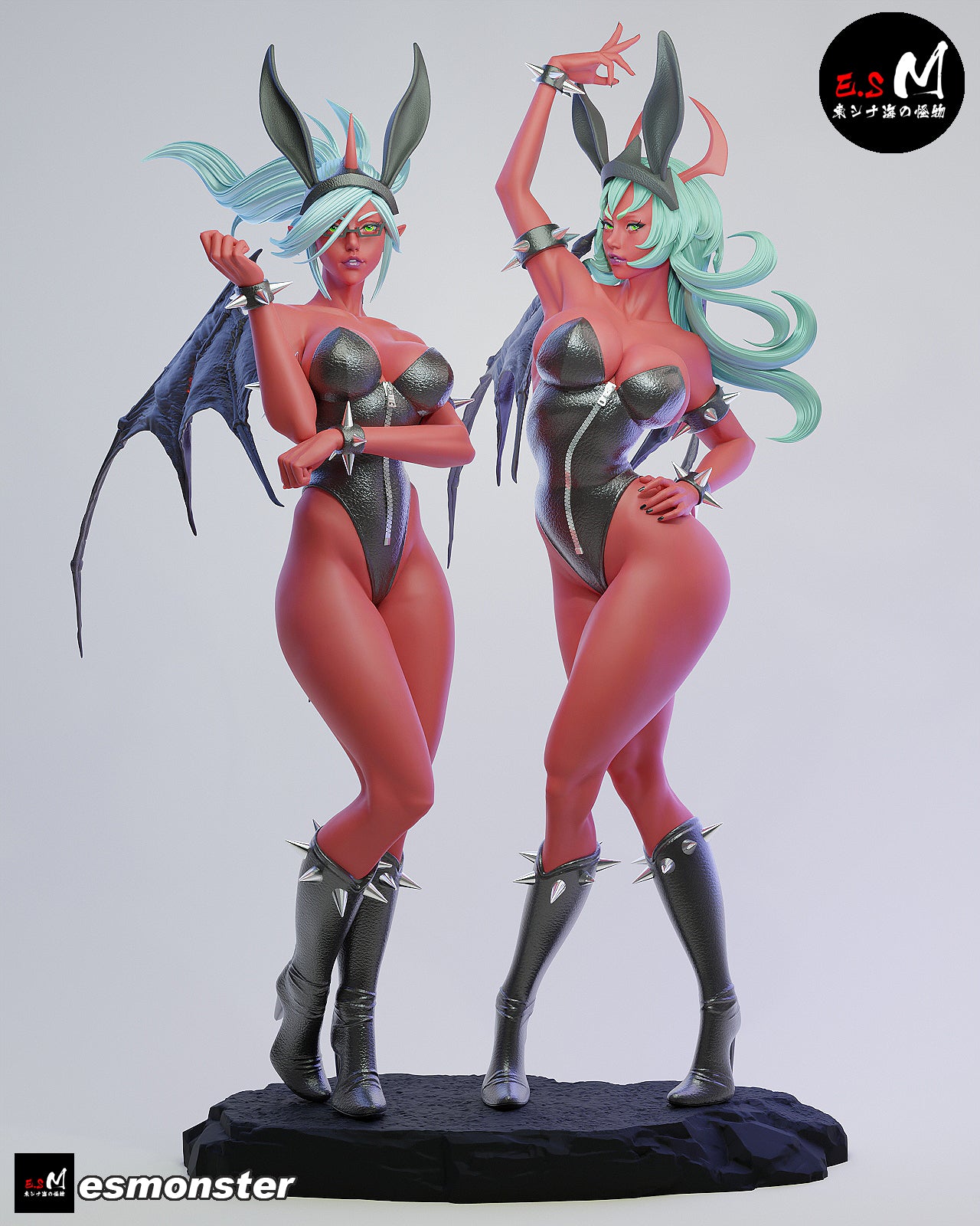 Scanty & Kneesocks Statue