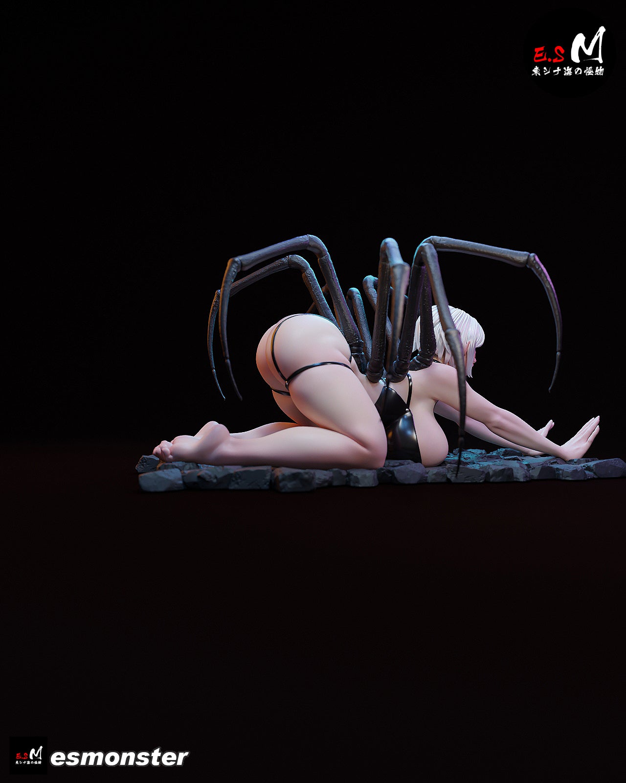 Spider Demon Statue 3D-Printed Kit