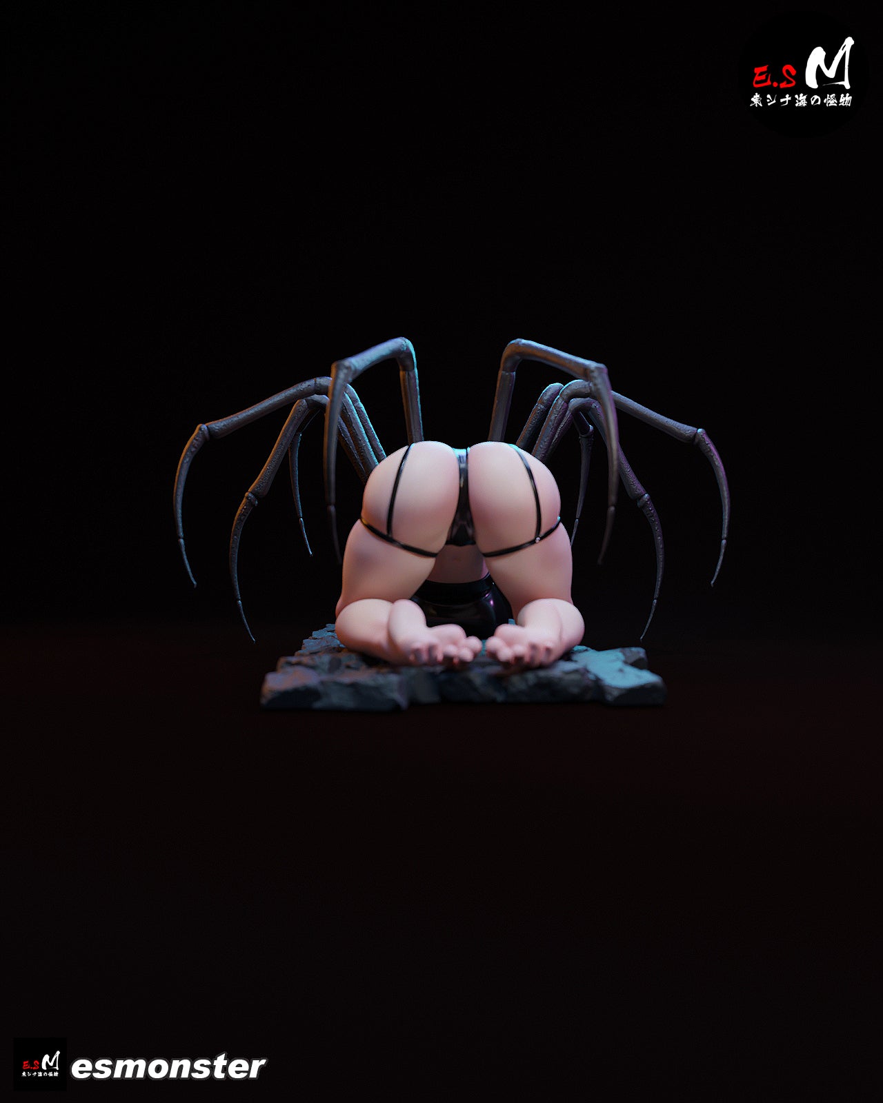 Spider Demon Statue 3D-Printed Kit