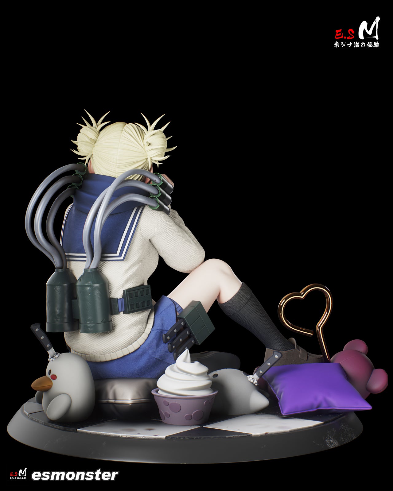Toga Himiko Statue 3D-Printed Kit