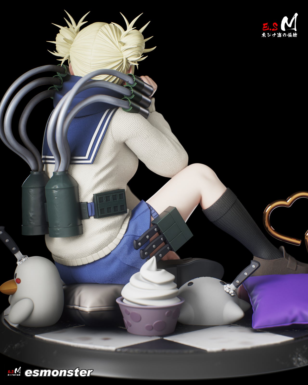 Toga Himiko Statue 3D-Printed Kit