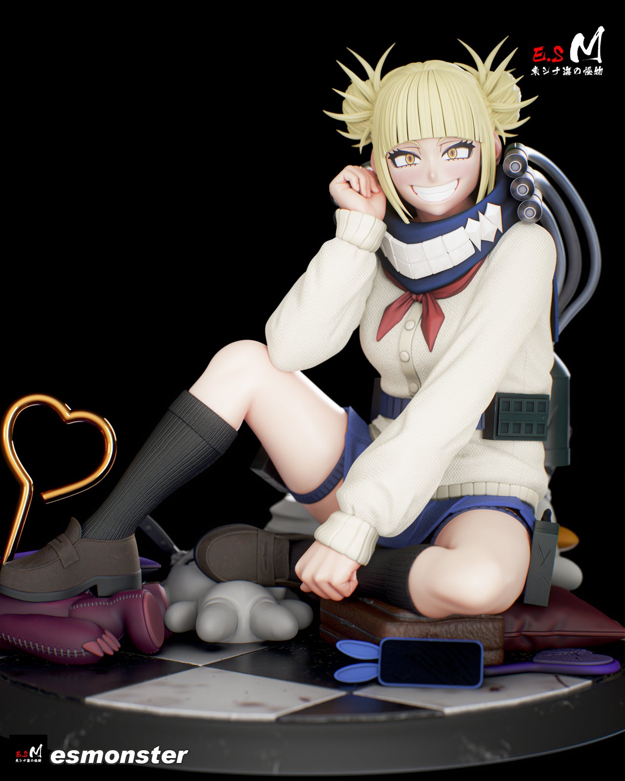 Toga Himiko Statue 3D-Printed Kit