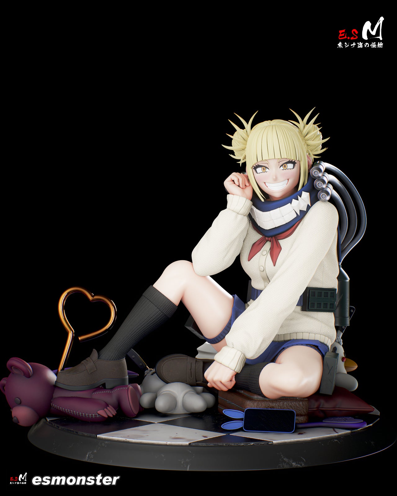 Toga Himiko Statue 3D-Printed Kit