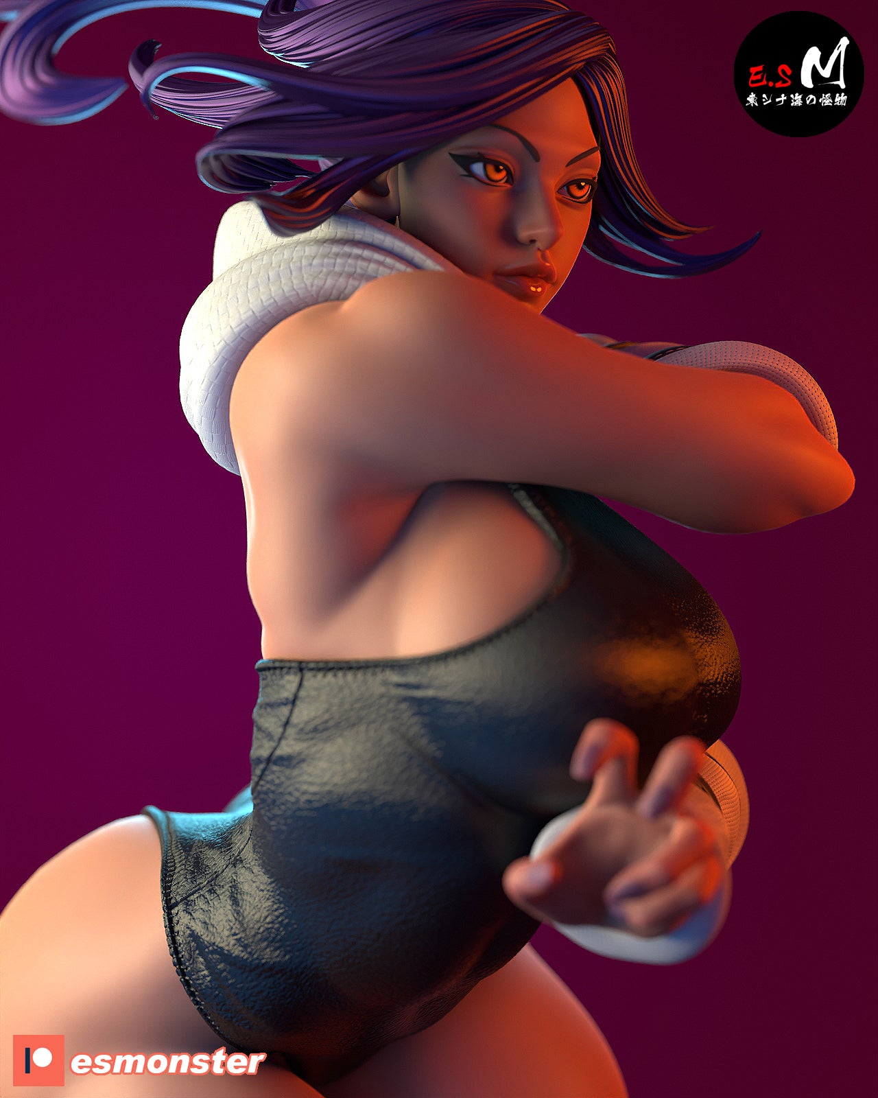 Yoruichi Statue