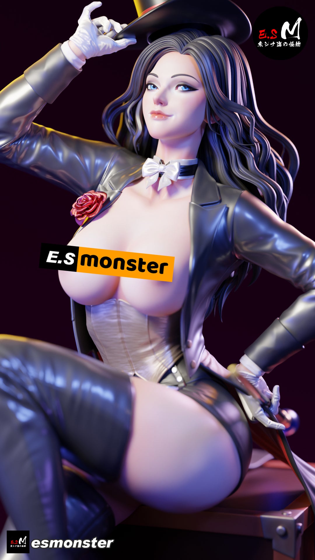 Zatanna Statue 3D-Printed Kit