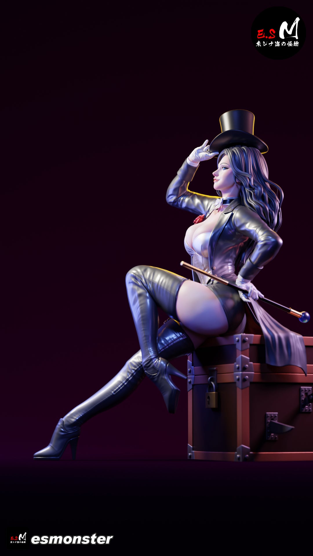 Zatanna Statue 3D-Printed Kit