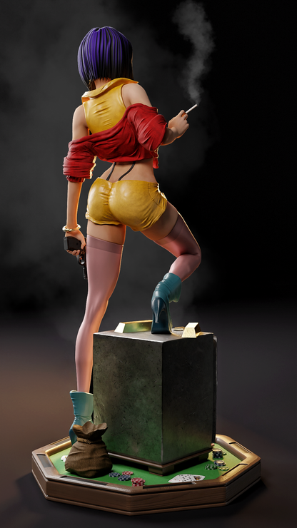 Faye Valentine Statue 3D-Printed Kit
