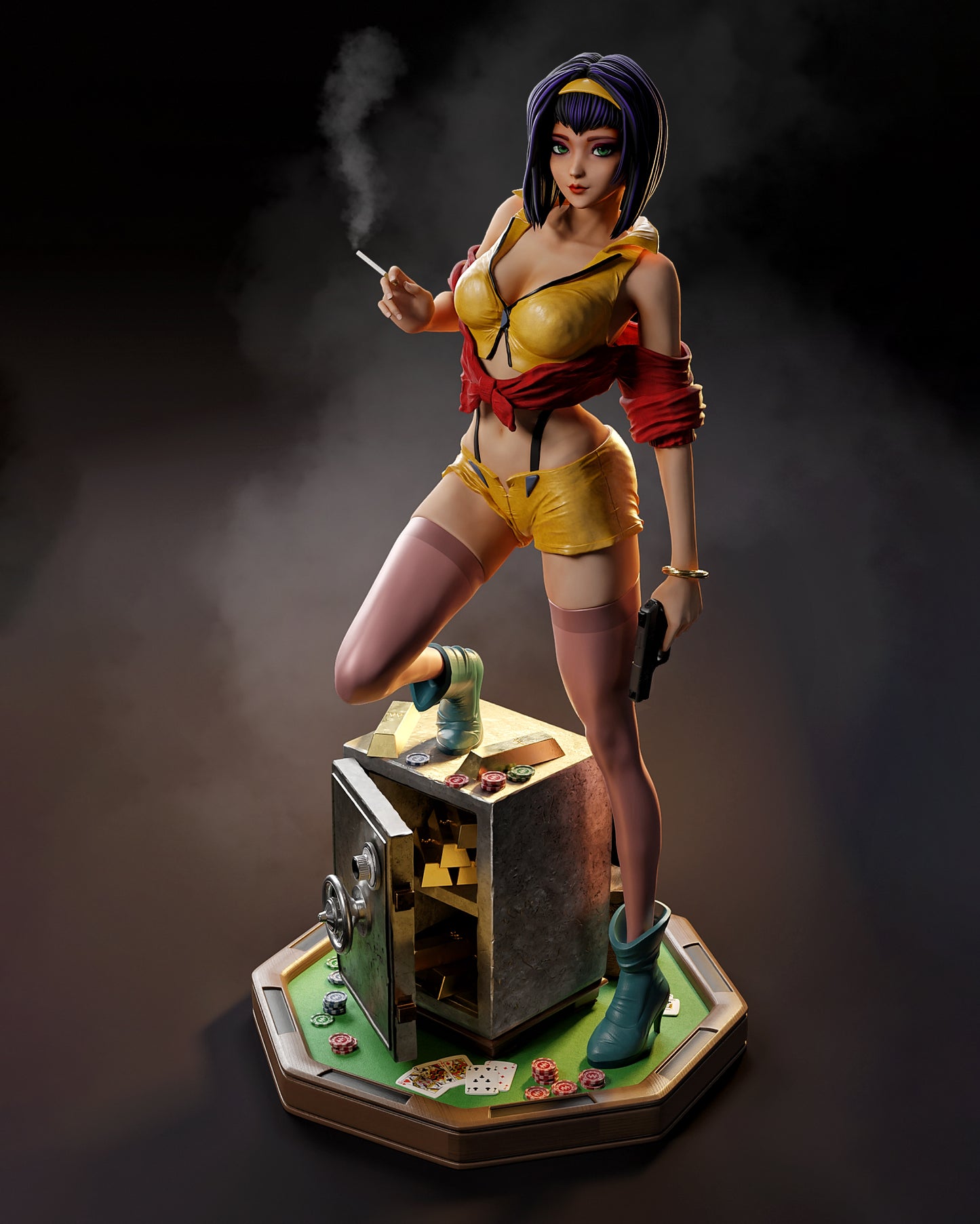Faye Valentine Statue 3D-Printed Kit