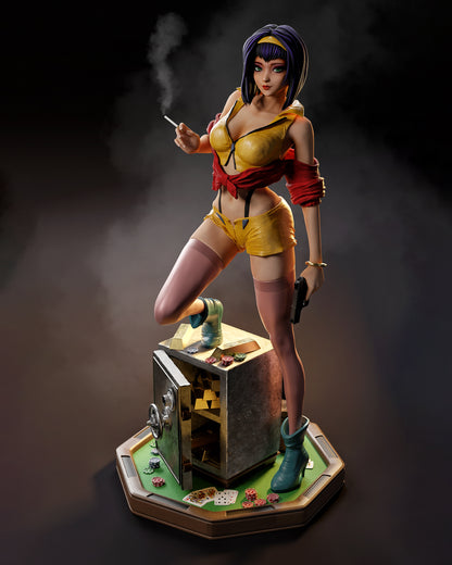 Faye Valentine Statue 3D-Printed Kit