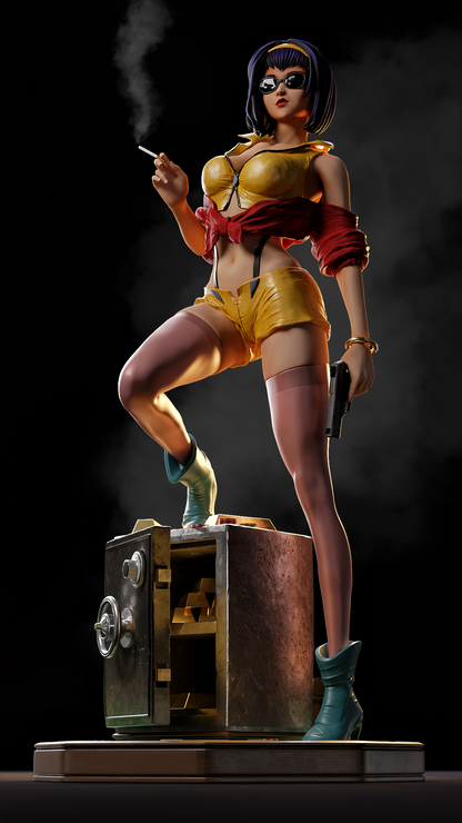 Faye Valentine Statue 3D-Printed Kit