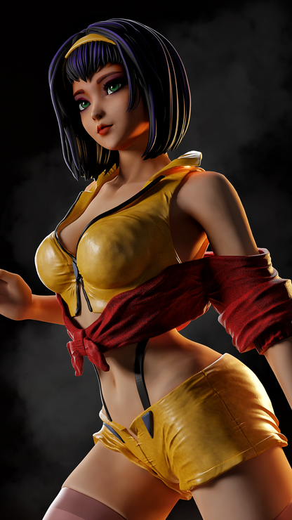 Faye Valentine Statue 3D-Printed Kit
