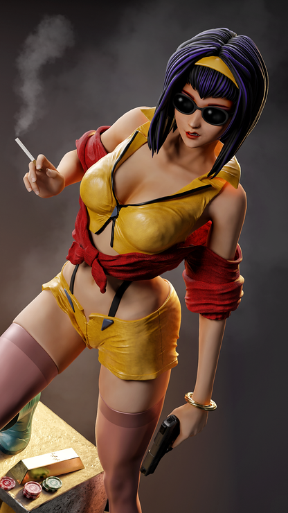 Faye Valentine Statue 3D-Printed Kit