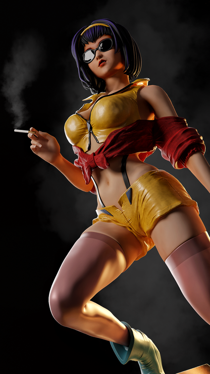 Faye Valentine Statue 3D-Printed Kit
