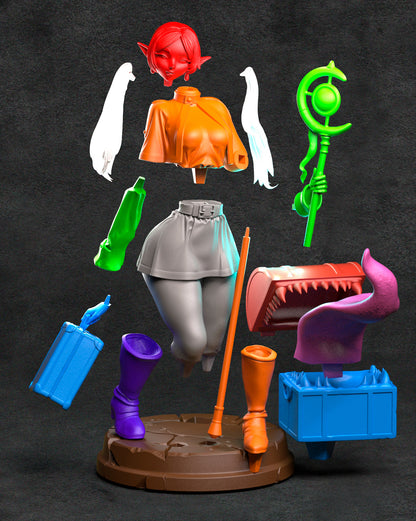 Frieren Statue 3D-Printed Kit