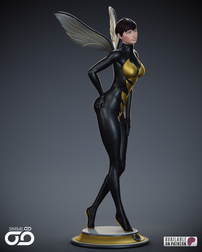 Wasp Statue 3D-Printed Kit