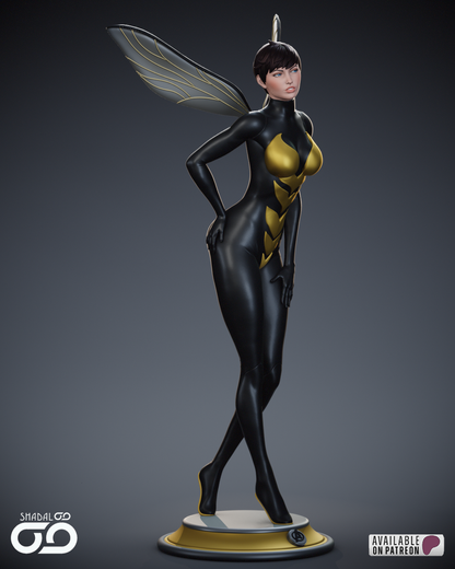 Wasp Statue 3D-Printed Kit