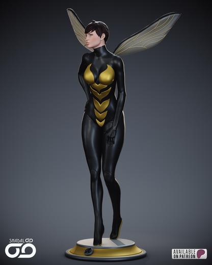 Wasp Statue 3D-Printed Kit