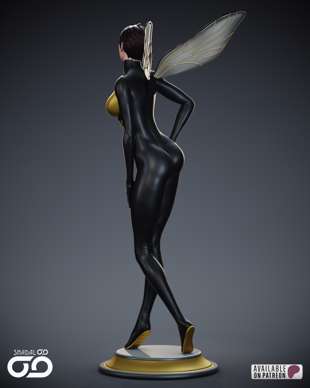 Wasp Statue 3D-Printed Kit