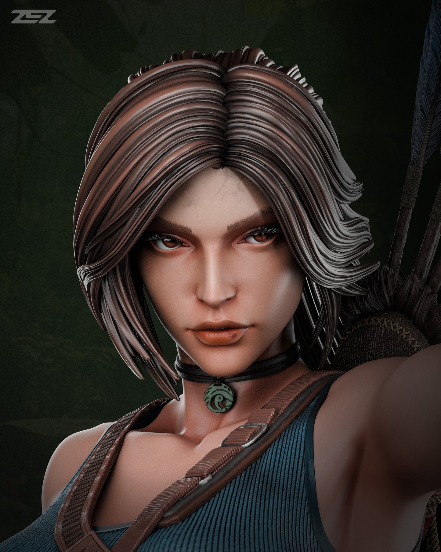 Lara Croft Statue