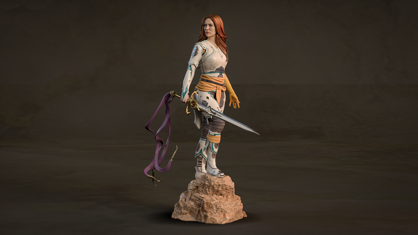 Faye Statue 3D-Printed Kit