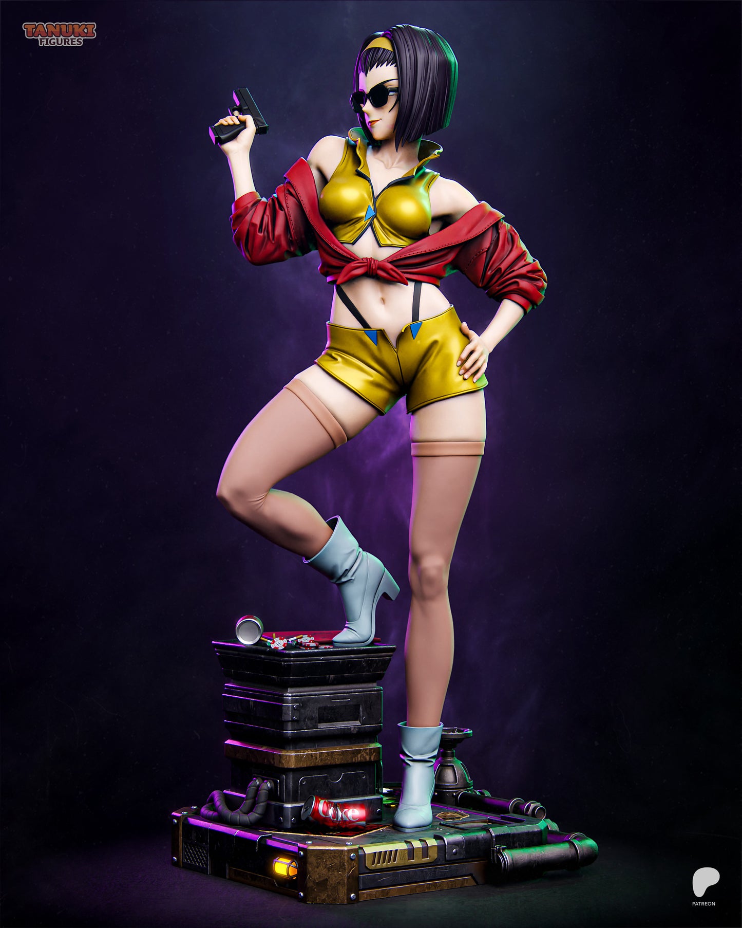 Faye Valentine Statue 3D-Printed Kit