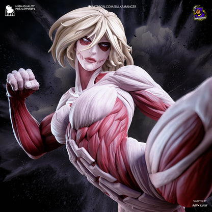 Female Titan Statue 3D-Printed Kit